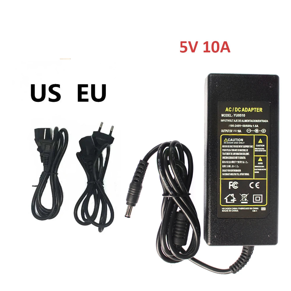 AC DC 5V Power Adapter Supply 1A 2A 3A 5A 6A 8A 10A AC DC 5 V Volt Power Adapter Power 220V TO 5V Plug For Led Light Strip Lamp