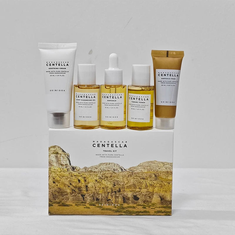 Centella Travel Travel Kit Toner Ampoule Soothing Cream Cleansing Oil Ampoule Foam Skincare Box Gift Sets Mothers Day Gifts