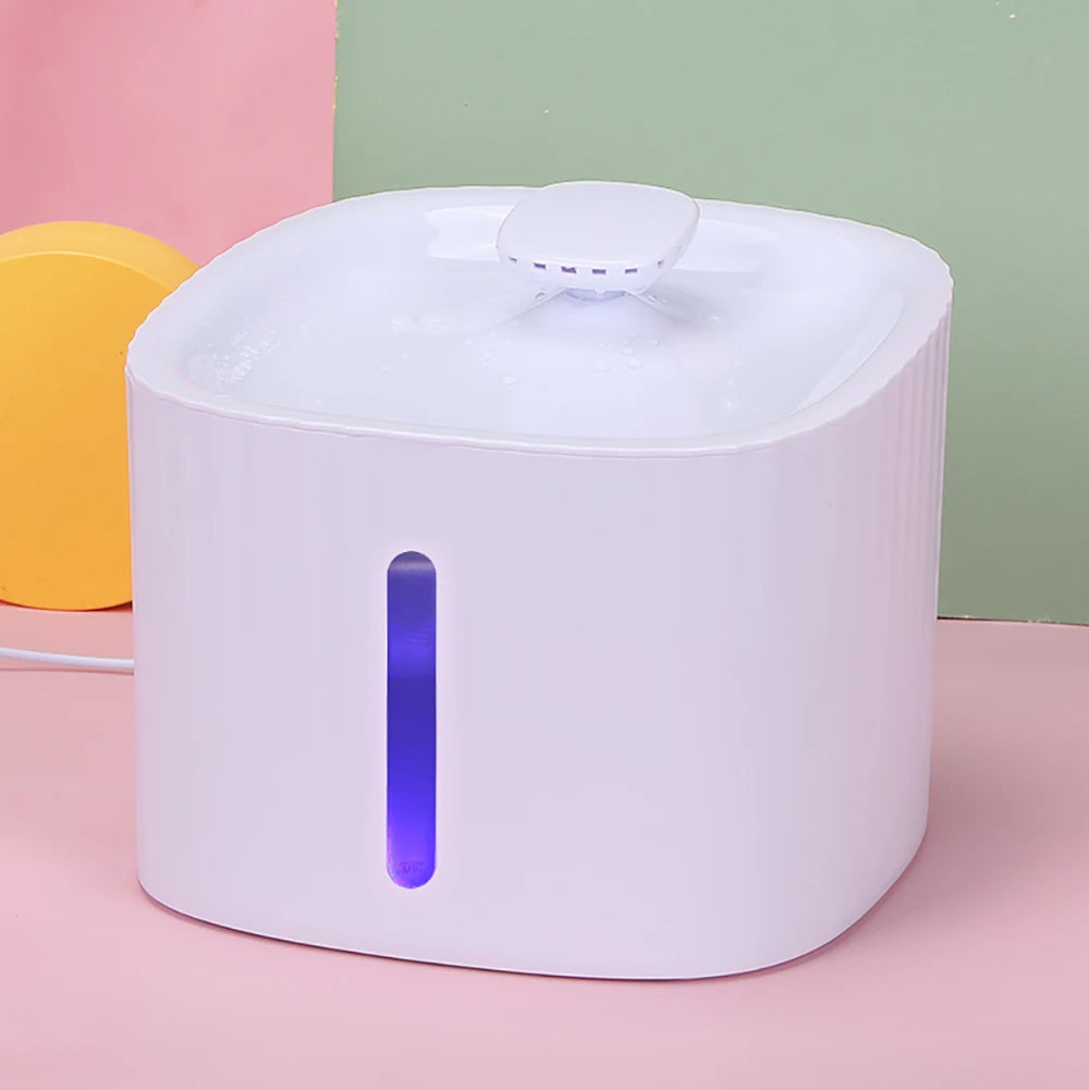 3L Pet Cat Water Fountain USB Automatic Cat Water Dispenser Feeder Bowl LED Light Smart Dog Cat Water Dispenser Pet Drinking