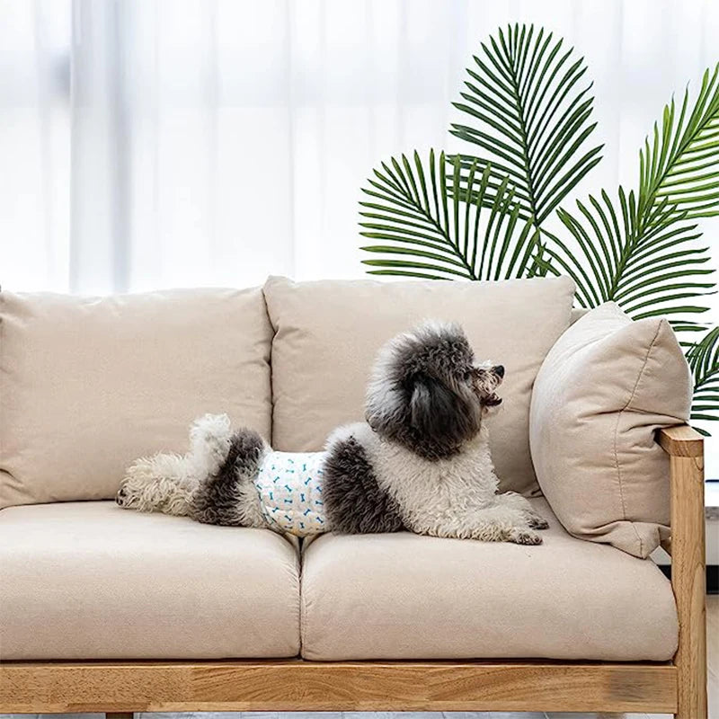 10Pcs Disposable Pet Diapers Super Absorption Physiological Dog Pants Pee Pads Breathable for Males Female Pet Supplies