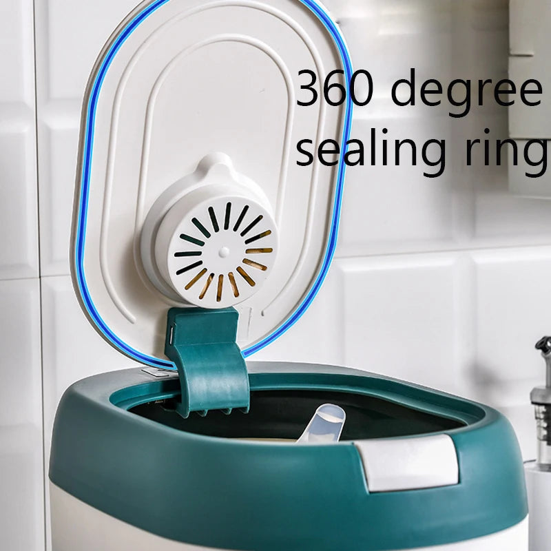 Rice Dispenser Kitchen Organizer And Storage Container Home Box Cereal Jar Botes Cocina Almacenaje Alimentos