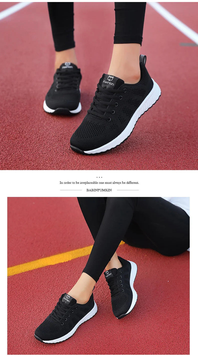 Women Sport Shoes Fashion Platform Sneakers Ladies Spring Winter Flats Running Shoes for Woman
