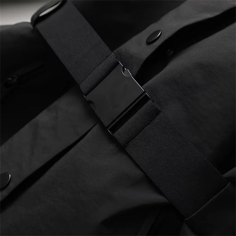 fashionable women's clothing with European and American style design featuring a cinched waisthooded skiing and warm co