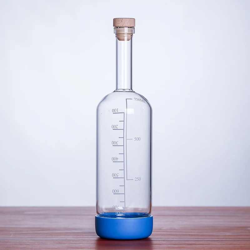 Bar Bartending With Bottomed Juice Drinks Soaking Wine Bottles Homebrew Wine Bottles Fruit Wine Bottles Empty Wine Bottles