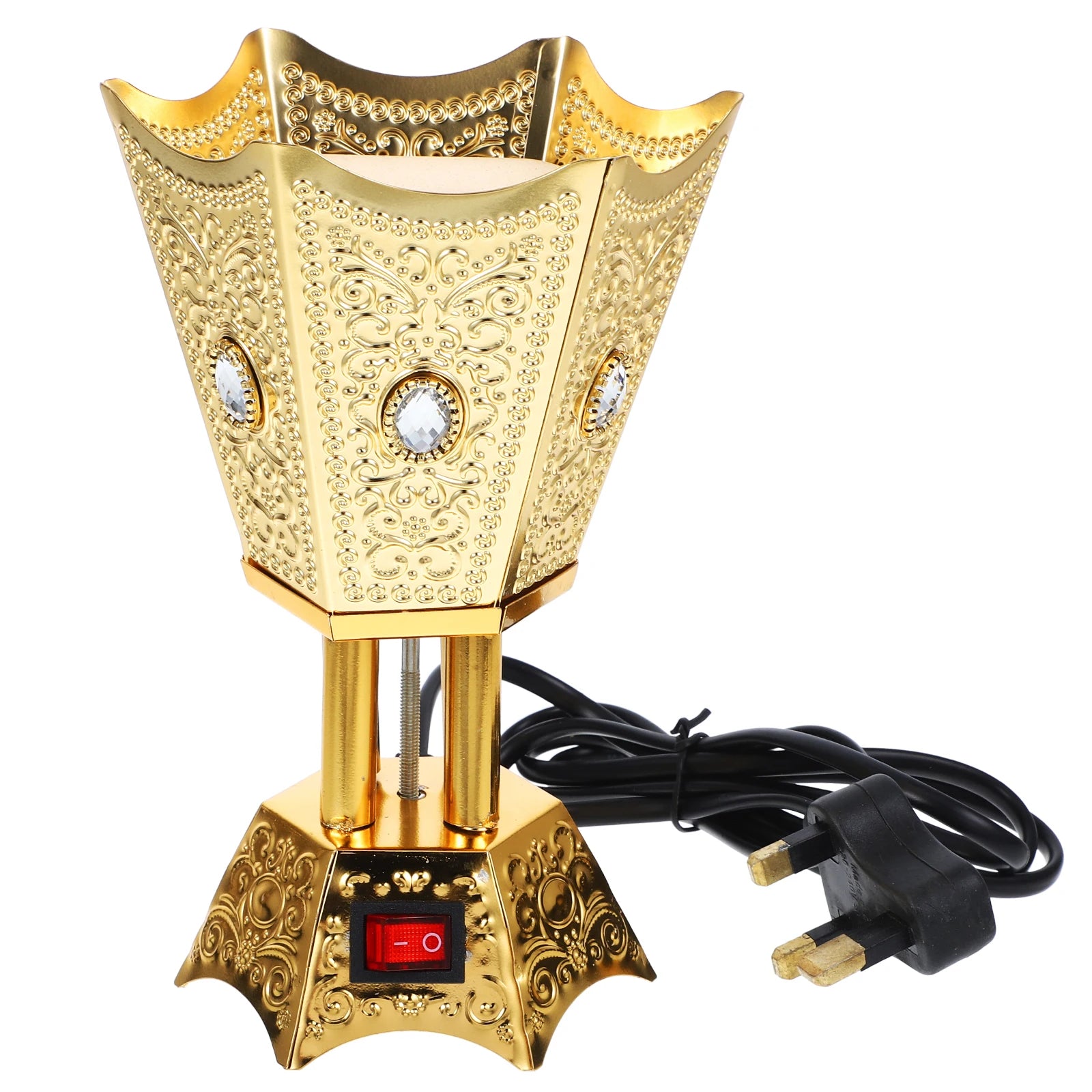 Electric Incense Retro Censer Burner nament Arab Metal Decorative Burners Therapy Relaxing Reusable Home Item