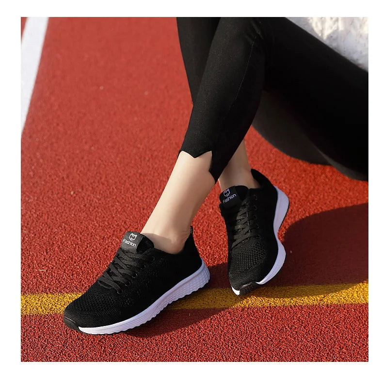 Women Sport Shoes Fashion Platform Sneakers Ladies Spring Winter Flats Running Shoes for Woman