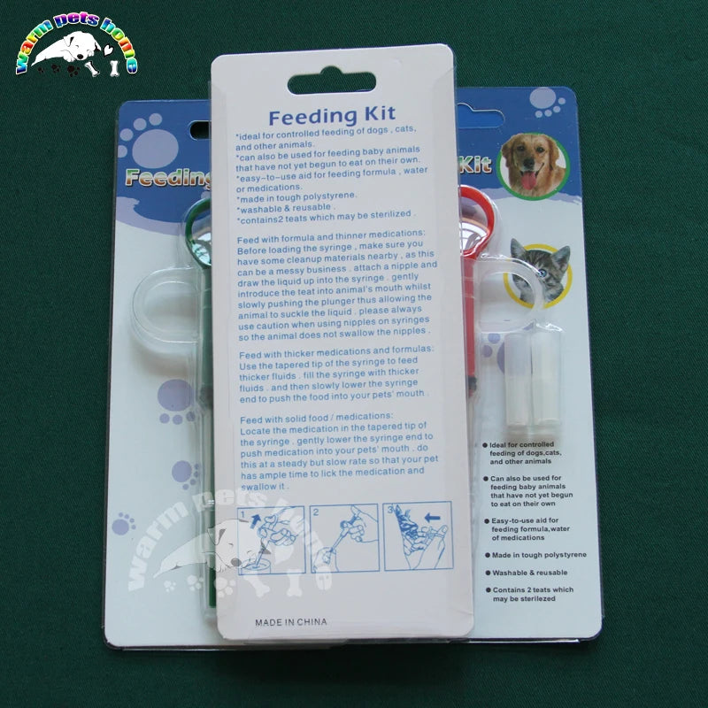 Pet Cat Dog Medicine Feeding Stick Kit Animal Drug Feeder Veterinary Suppliers