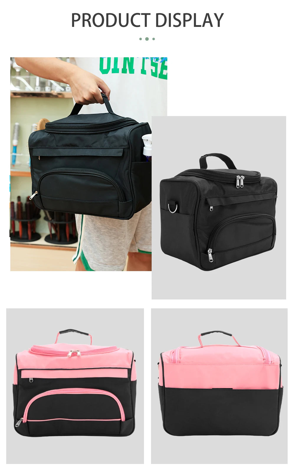 Bolsa Maquiagem Profissional - Maleta Organizadora Beauty Case