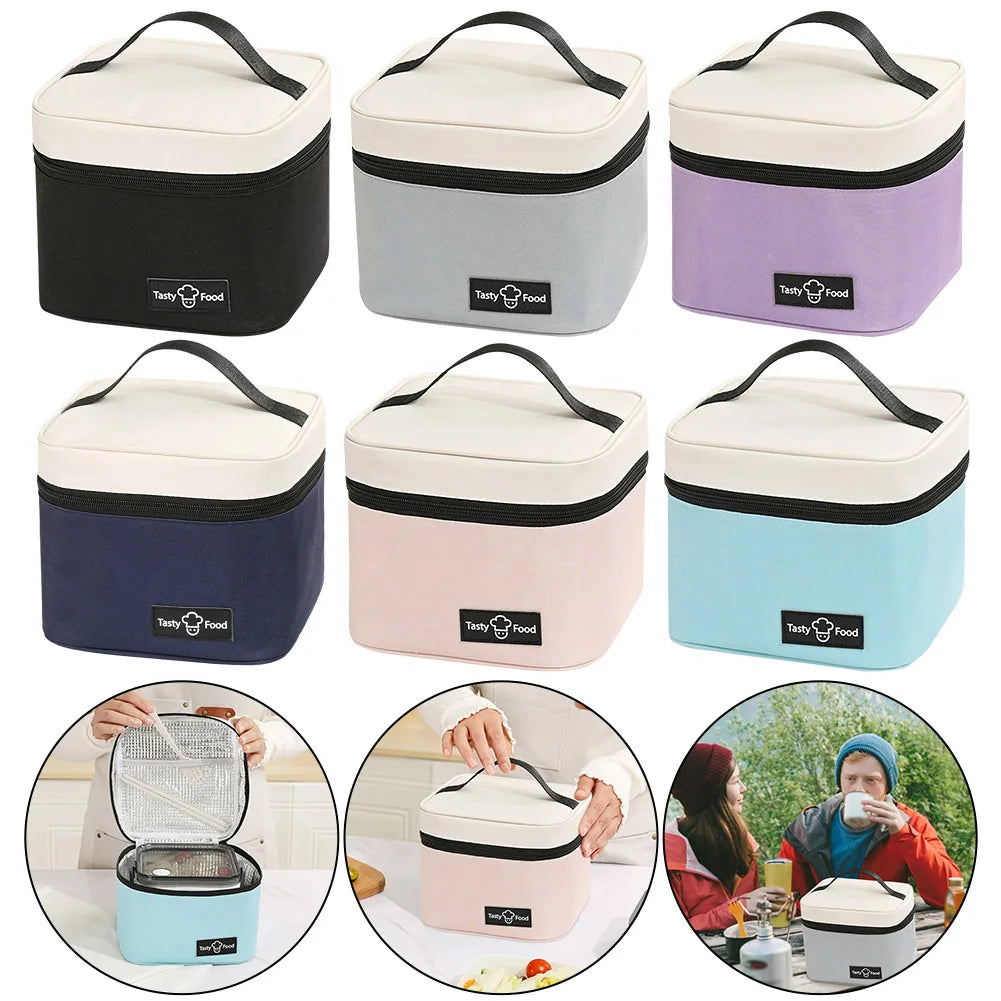 Camping Lunch Cooler Bag Folding Insulation Picnic Ice Pack Food Thermal Bag Drink Carrier Insulated Bags Beer Delivery Bag