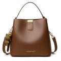 Fashionable autumn handheld bucket bag, simple and elegant messenger bag