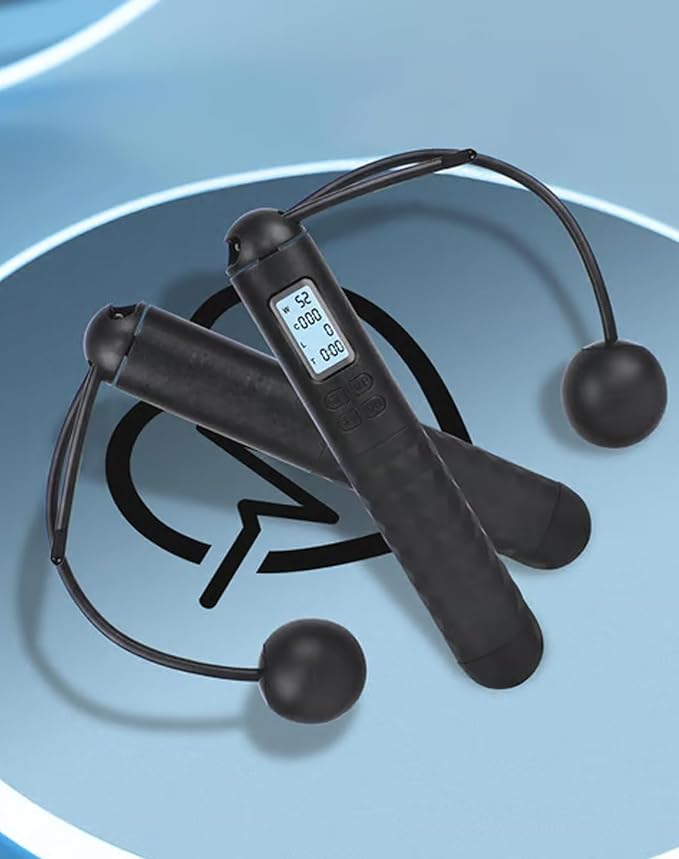 Factory direct intelligent counting rope skipping weight-bearing cordless dual-purpose fitness sports students high school entrance examination special wire rope skipping